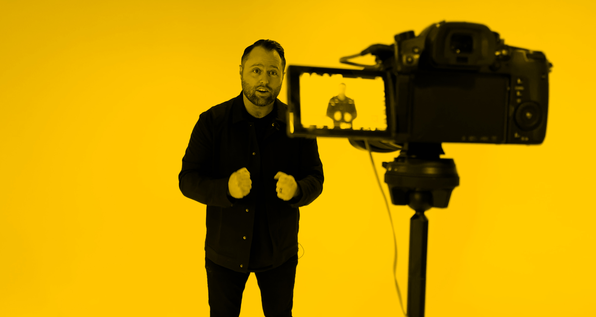 Anthony behind the camera